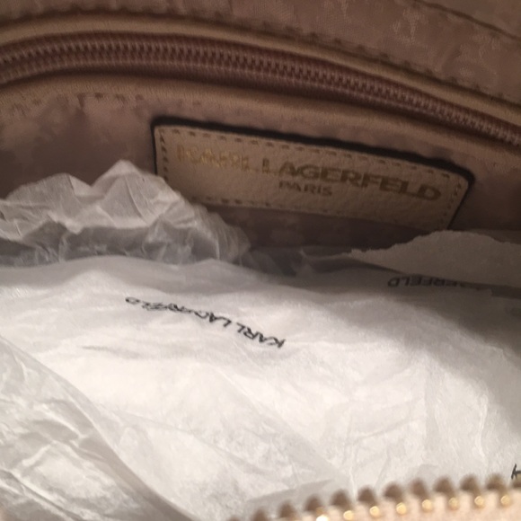 Karl Lagerfeld  tan crossbody blue only available cream sold!!! - Picture 5 of 9